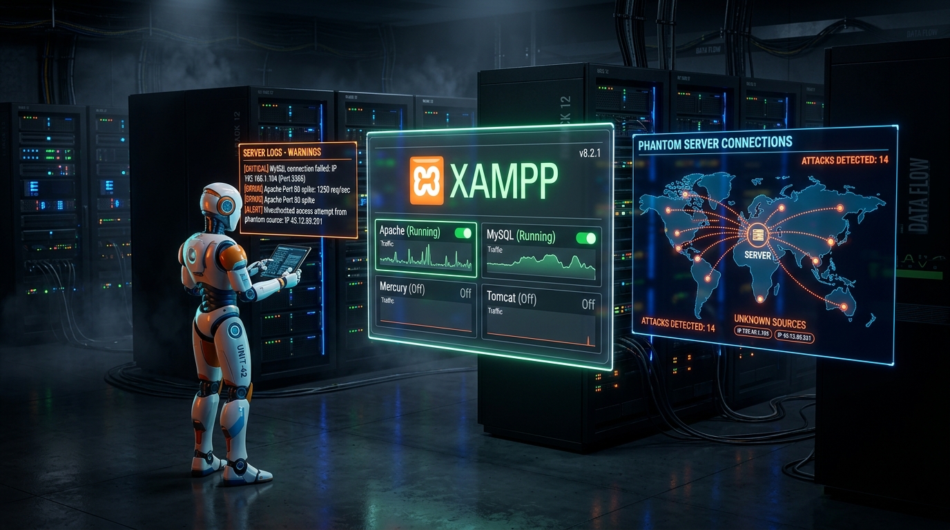 XAMPP est tout vert, mais Localhost ne répond plus : le mystère du « faux démarrage » et des ports fantômes résolu